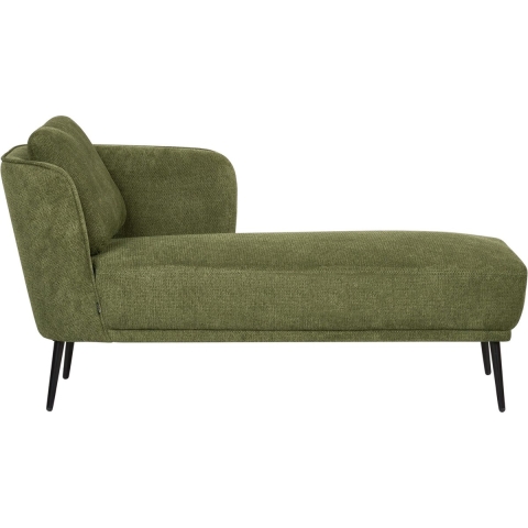 Beliani-ARTHEZE-Chaise longue-Donkergroen-Linkszijdig-Polyester