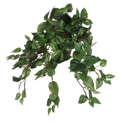 Mica Decorations Scindapsus Kunst Hangplant - H45 x Ø25 cm - Groen