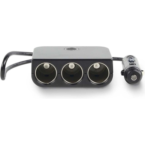 Nedis DCPA001 Universele Dc-voedingsadapter 5/12 V Dc Autolader/usb 3-weg