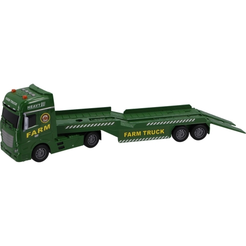 Rapid Wheels Autotransporter + 2 Tractoren + Licht en Geluid