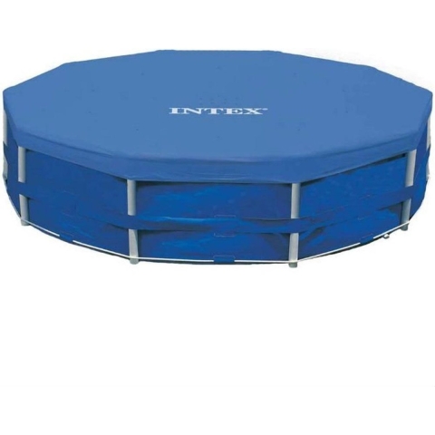 Intex 28032 Afdekzeil voor Frame Zwembad 457cm Blauw