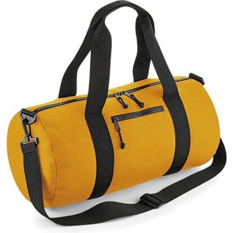 Atlantis BG284 Recycled Barrel Bag - Mustard - 50 x 25 x 25 cm