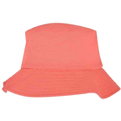 Flexfit FX5003 Flexfit Cotton Twill Bucket Hat - Spiced Coral - One Size