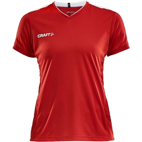 Craft 1905622 Progress Practise Tee W - Brigh Red/White - M