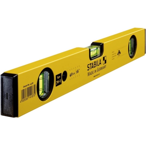 Stabila Waterpas, 70-2, 2 vert. libel 40cm - 14187