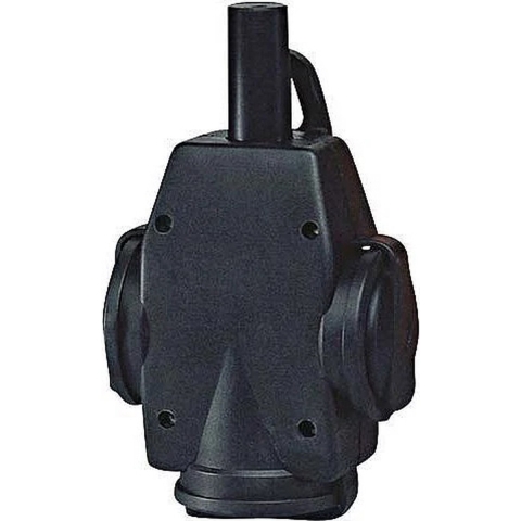 Enzo Hangkoppeling zwart IP44 H05 3x1,5qmm 5m 4V met klep | rubber snoer 6871980