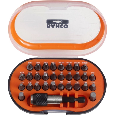 Bahco bits set 31pcs ph,pz,t,hex,sl | 59S/31-1
