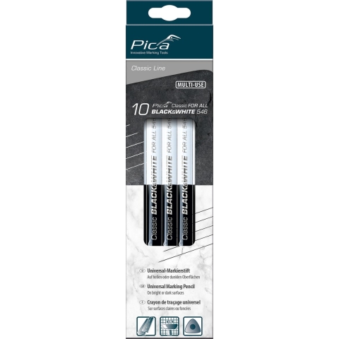 Pica 546/24 Potlood Black & White | 10 stuks - PI54624-10