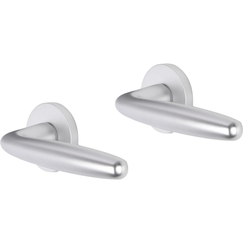 Impresso Deurkruk Cambridge Aluminium op rond rozet