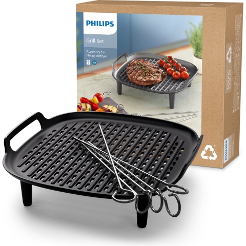 Philips Accessoire voor airfryer van 6,2 liter - Grillset - HD9946/00