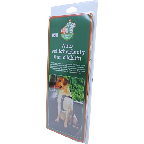 Nylon veiligheidstuig 25 mm/H75-B90 cm zwart - Gebr de boon
