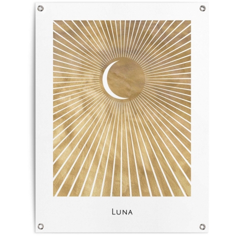 Reinders - Moon - Tuinposter 80x60cm