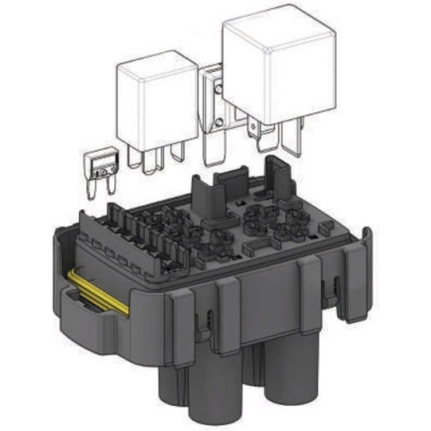 MTA Automotive Fuse/Relay Hol Maxi Micro Relay WP Zekerings- en relaishouder 1 stuk(s)