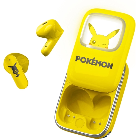 Pokemon - TWS Earphones pikachu with LED Sliding Case