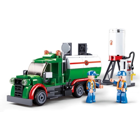 Sluban Tank Truck bouwstenen set (M38-B0878)