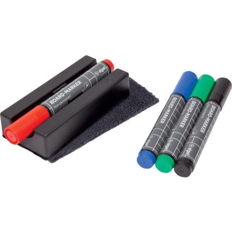 Sigel BA151 Whiteboard accessoireset (b x h) 130 mm x 60 mm Zwart