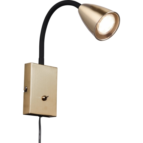 Trio Leuchten Wandlamp Wanda 1X GU10 max 10W Goud