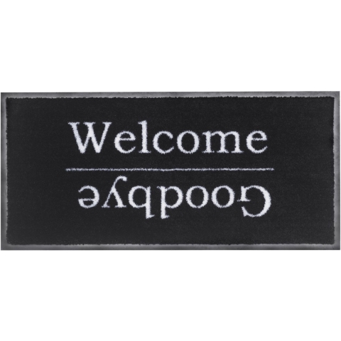 MD Entree - Schoonloopmat - Emotion XS - Welcome Goodbye - 40 x 80 cm