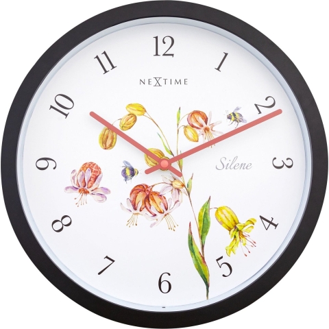 NeXtime - Weerbestendige buitenklok - 30.5 cm - Wit - Silene -