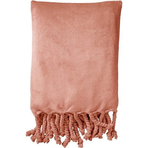 Dutch Decor Plaid 150 x 200 cm - FLORIJN - Muted Clay -roze