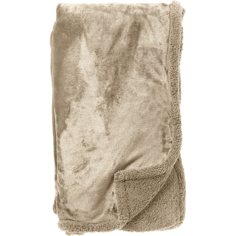 Dutch Decor Plaid 150x200 cm - STANLEY - fleece deken teddy - beige