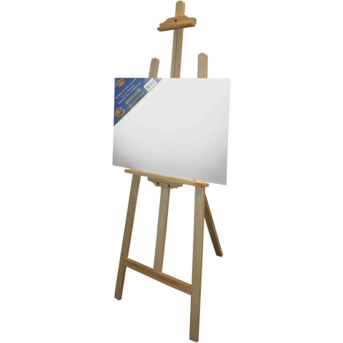 Benson houten schildersezel 140 cm met 2x canvas doeken 40 x 60 cm -