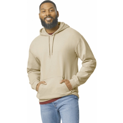 Gildan GSF500 Softstyle® Midweight Sweat Adult Hoodie - Sand - S