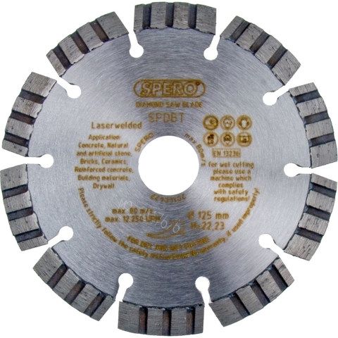 Spero Diamant zaagblad Beton Pro | 125mm - SDB125B