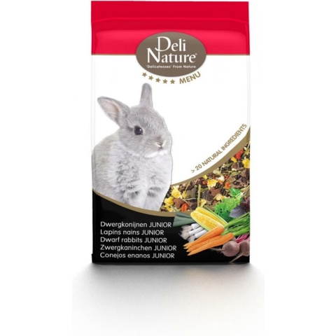 4x Deli Nature Rodelicious Junior Konijnen 2,5 kg