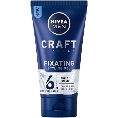 6x Nivea Men Styling Shine Gel 150 ml