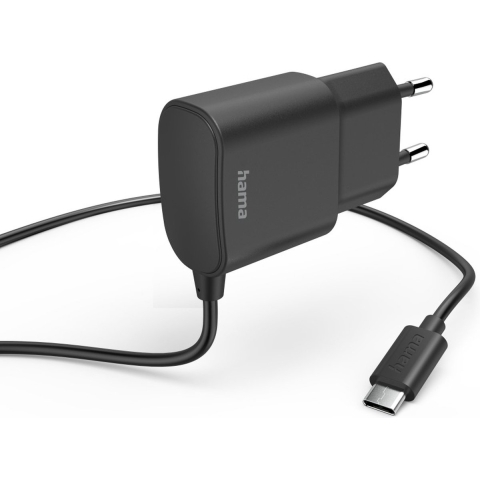 Hama Oplader met USB C-Aansluiting 12W 1 m Zwart