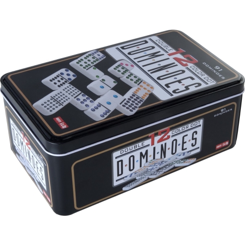 Domino Dubbel 12 in Blik