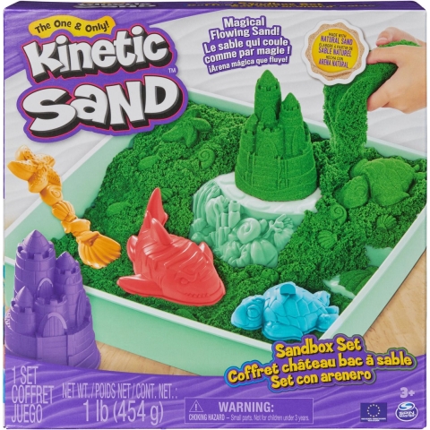 Kinetic Sand Sand Box Groen