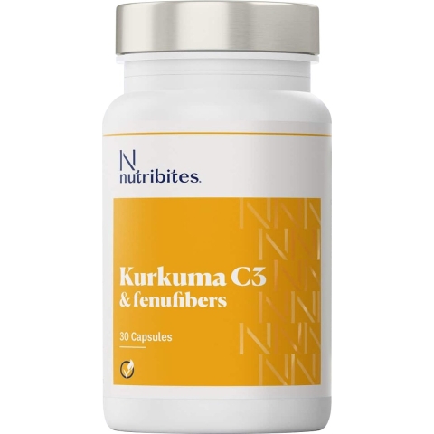 Gratis Verzending: Nutribites Kurkuma C3 30 capsules