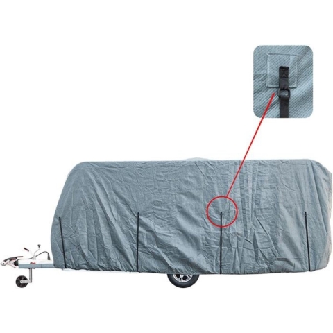 ProPlus 610341 Basic Line Caravanhoes (geheel) (l x b x h) 579 x 235 x 220 cm