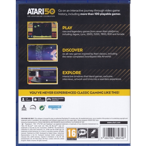 Atari 50 The Anniversary Celebration