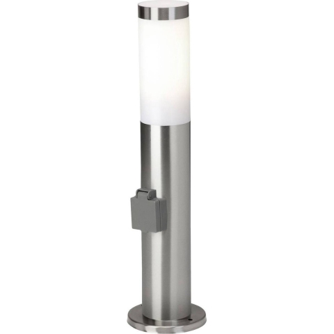 Brilliant 43693/82 Chorus Staande buitenlamp Spaarlamp E27 10 W RVS