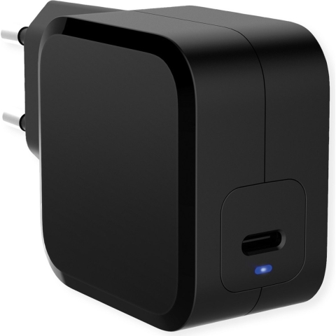 VALUE USB oplader met eurostekker, 1 poort (Type C PD), 45W
