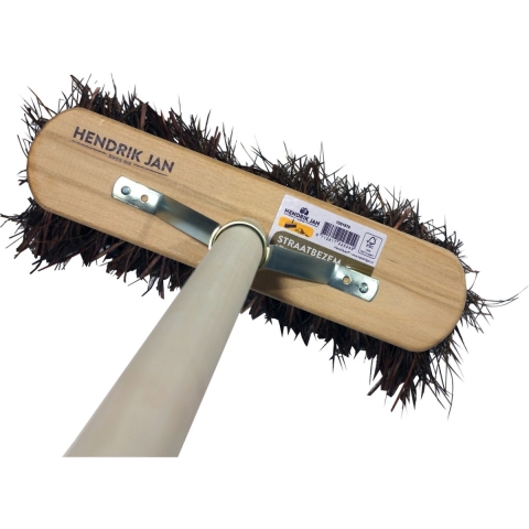 Hendrik Jan stadsbezem bassine 29 cm met steel