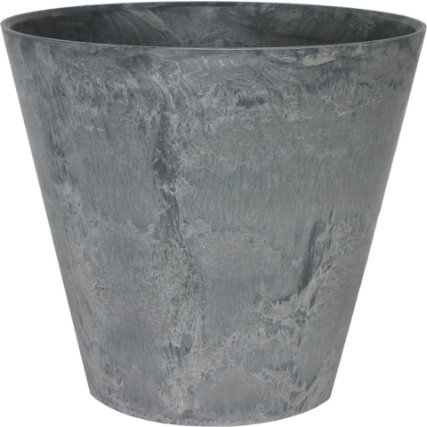 Ter Steege Plantenpot - natuursteenlook grijs - D27 x H24 cm