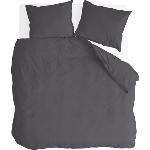 Byrklund - Dekbedovertrek Go Velvet - 140x220 - Off Black