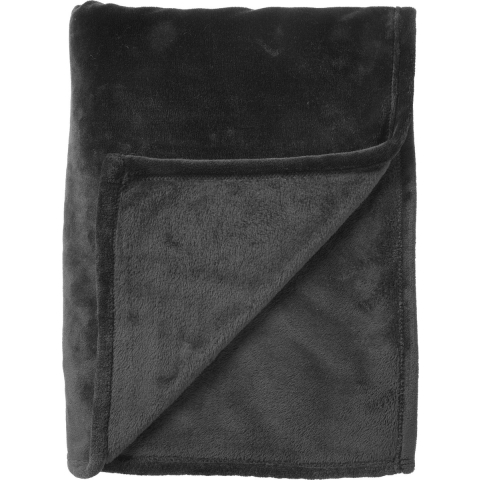 Dutch Decor - MARLEY - Plaid 150x200 cm - zachte fleece deken - zwart
