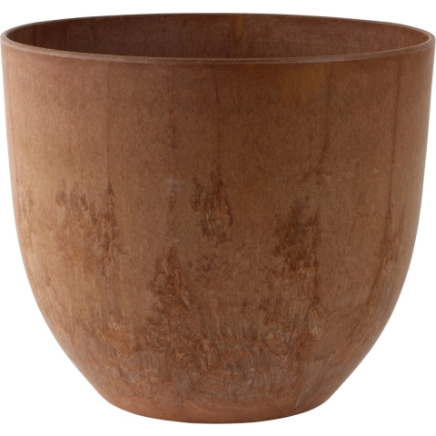 Artstone Bloempot Bola - 33x29 - Oak