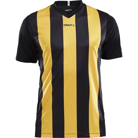 Craft 1905562 Progress Stripe Jersey M - Black/Yellow - XXL