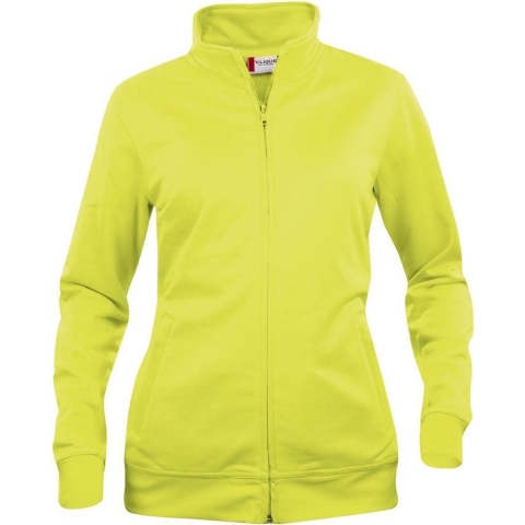 Clique 021039 Basic Cardigan Ladies - Signaalgeel - M