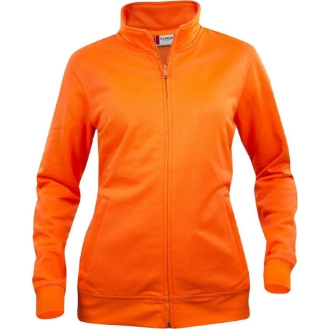 Clique 021039 Basic Cardigan Ladies - Signaaloranje - XS