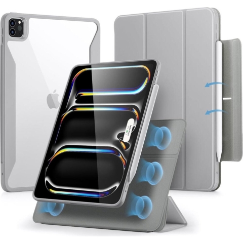ESR Rebound Hybrid Case 360 Book case Grijs, Transparant Tabletcover