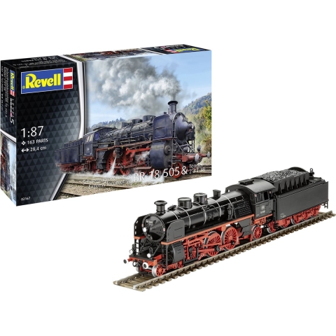 Revell 1/87 Express Locomotive BR18 505 With Tender 2'3'T 38