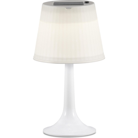 Konstsmide 7109-202 Assis Sitra Tafellamp op zonne-energie 0.5 W Neutraalwit Wit