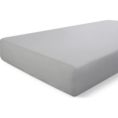 Walra - Hoeslaken Crispy Cotton - 90x200 - Grijs